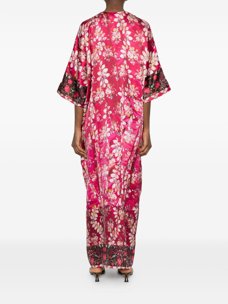 floral V-neck maxi dress 5