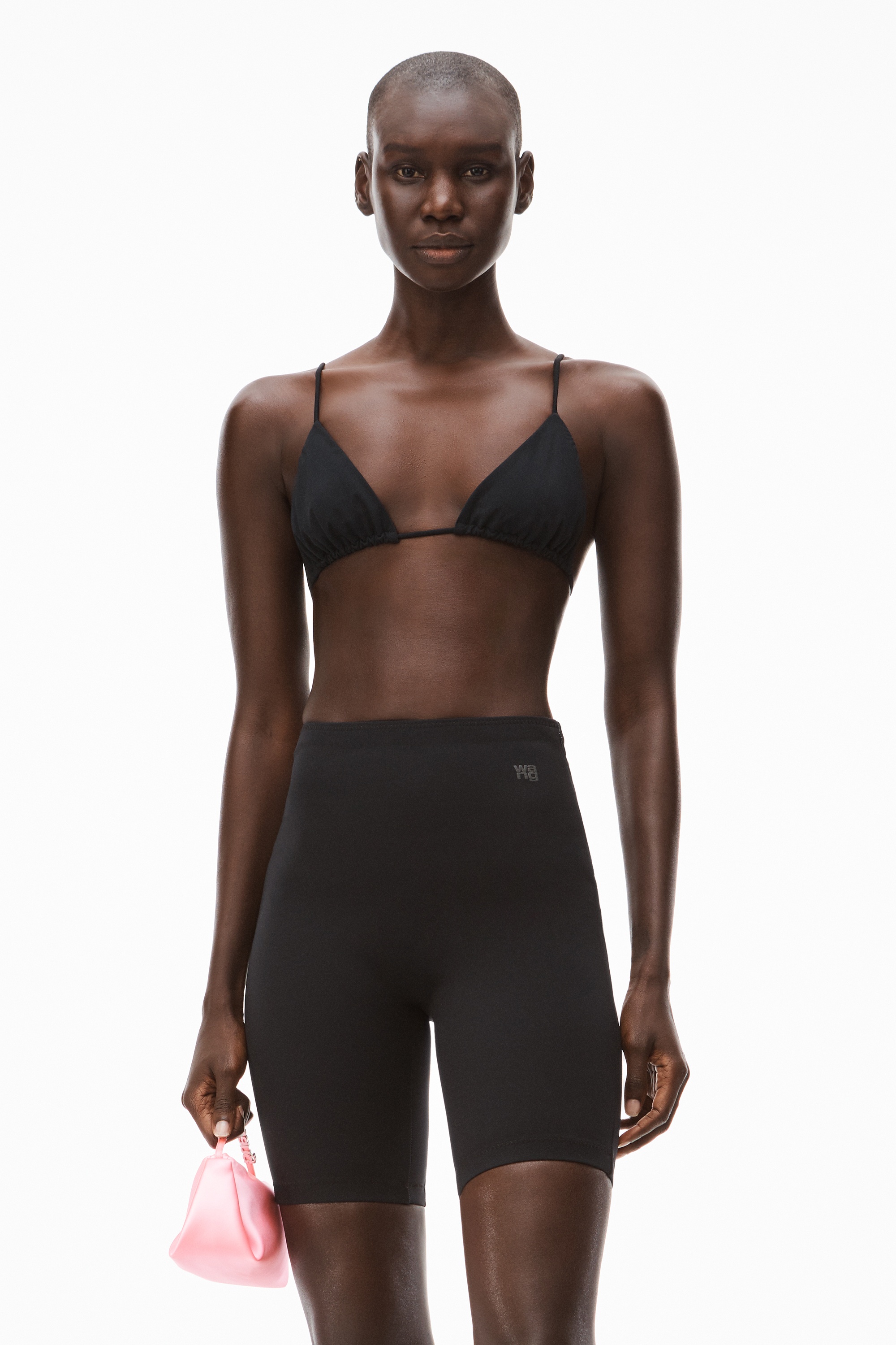 CRYSTAL CHARM BIKINI TOP IN JERSEY - 2