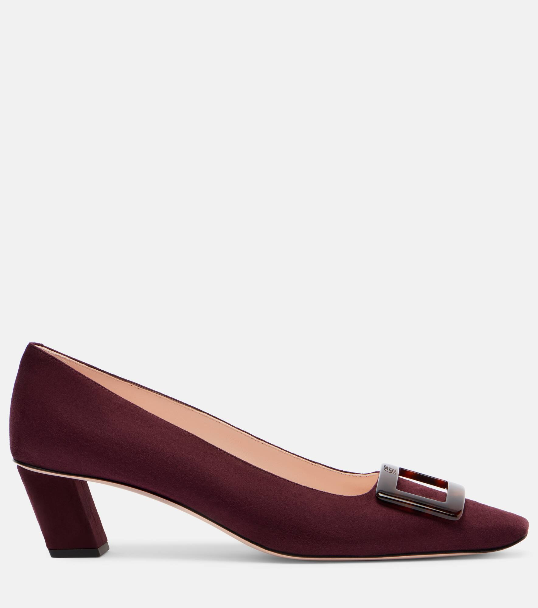 Belle Vivier 45 suede pumps - 4