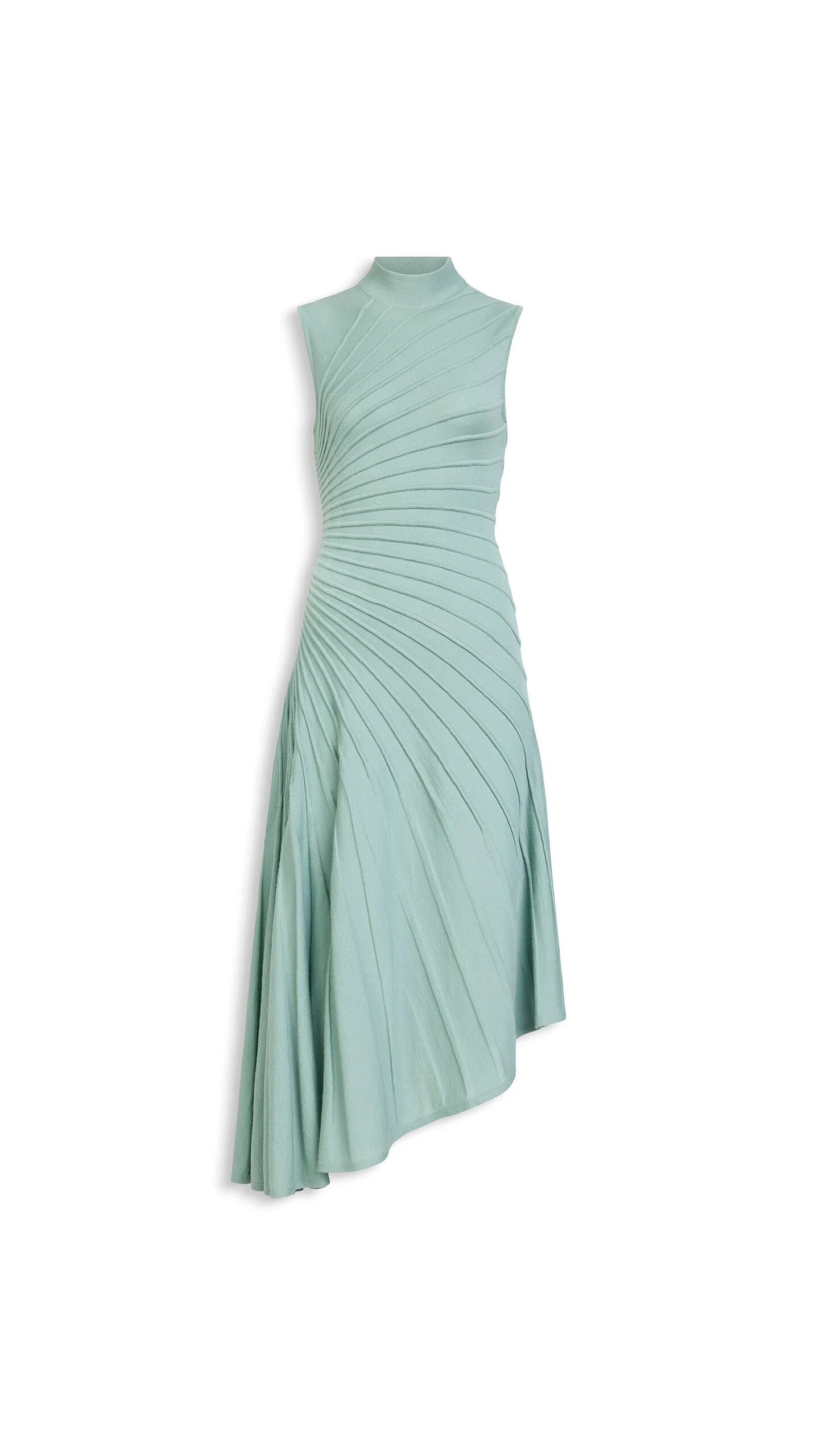 ASYMETRIC WOOL DRESS - 1