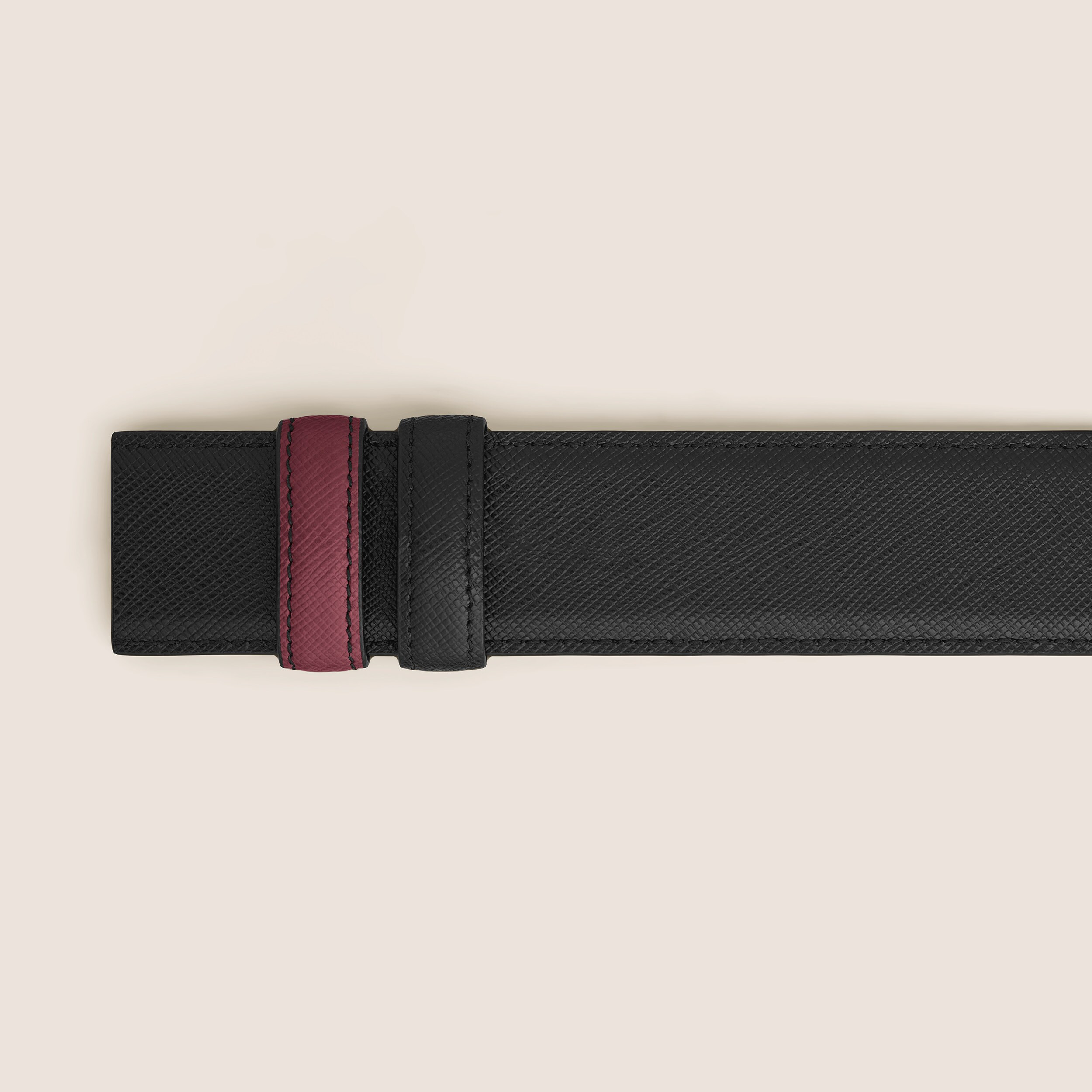 CASSIS/BLACK 35MM REVERSIBLE LEATHER BELT - 2