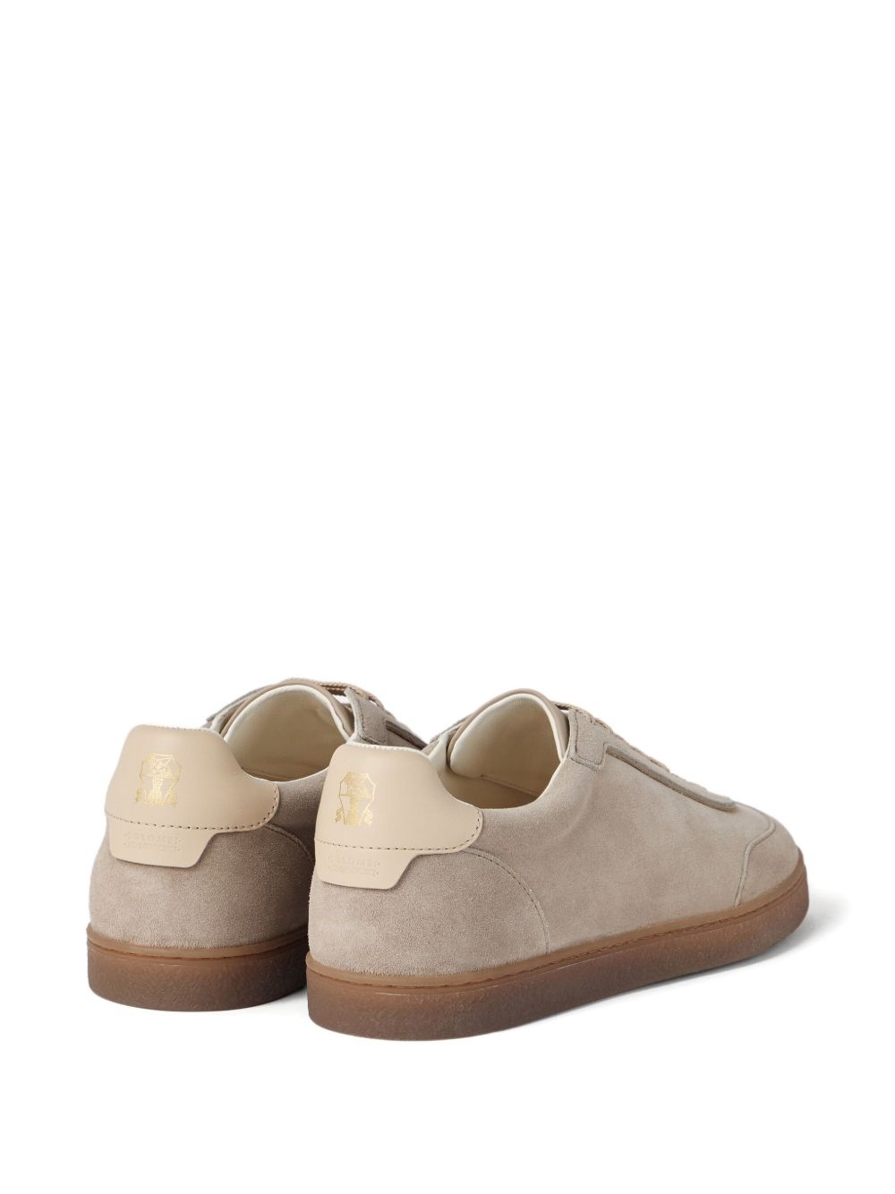 suede low-top sneakers - 3