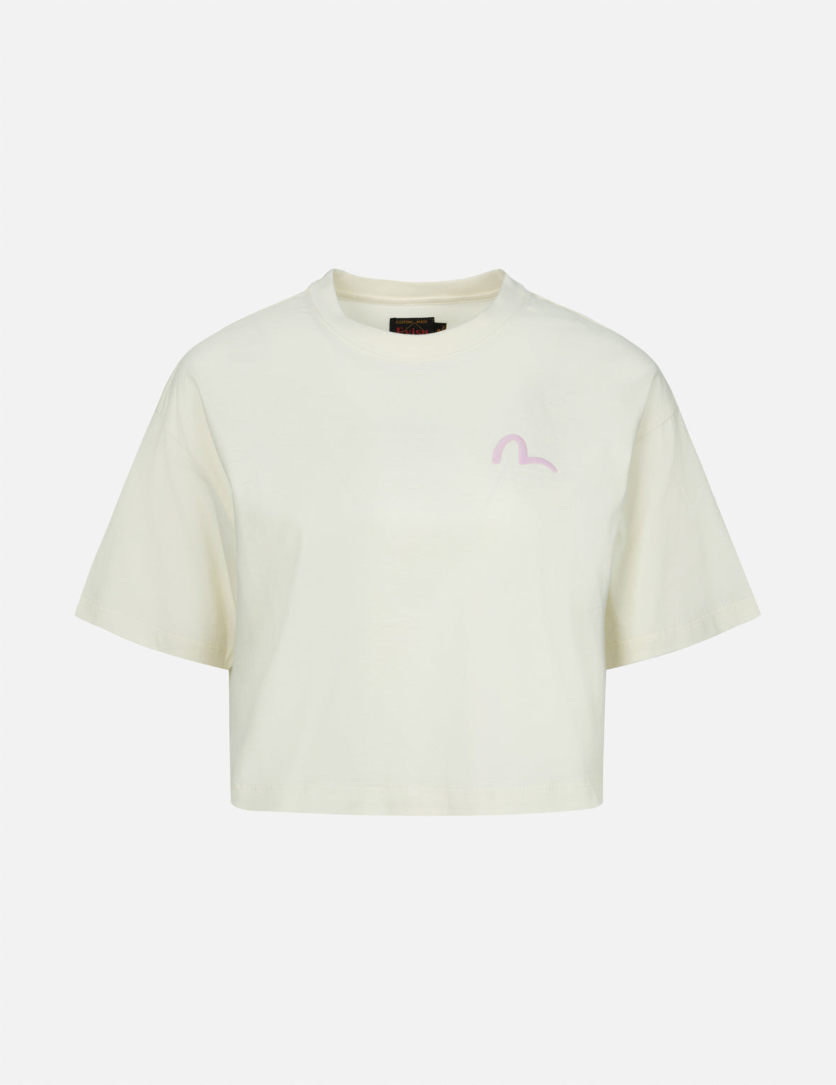 KAMON AND WISTERIA PRINT CROPPED T-SHIRT - 2