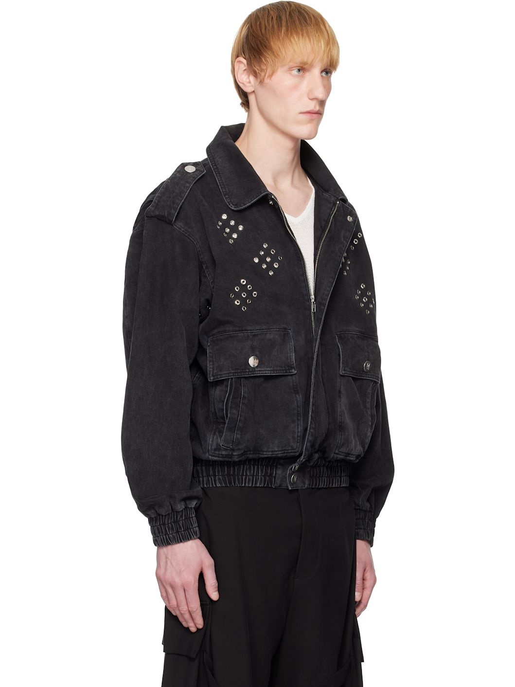 Black Robert Denim Jacket - 2