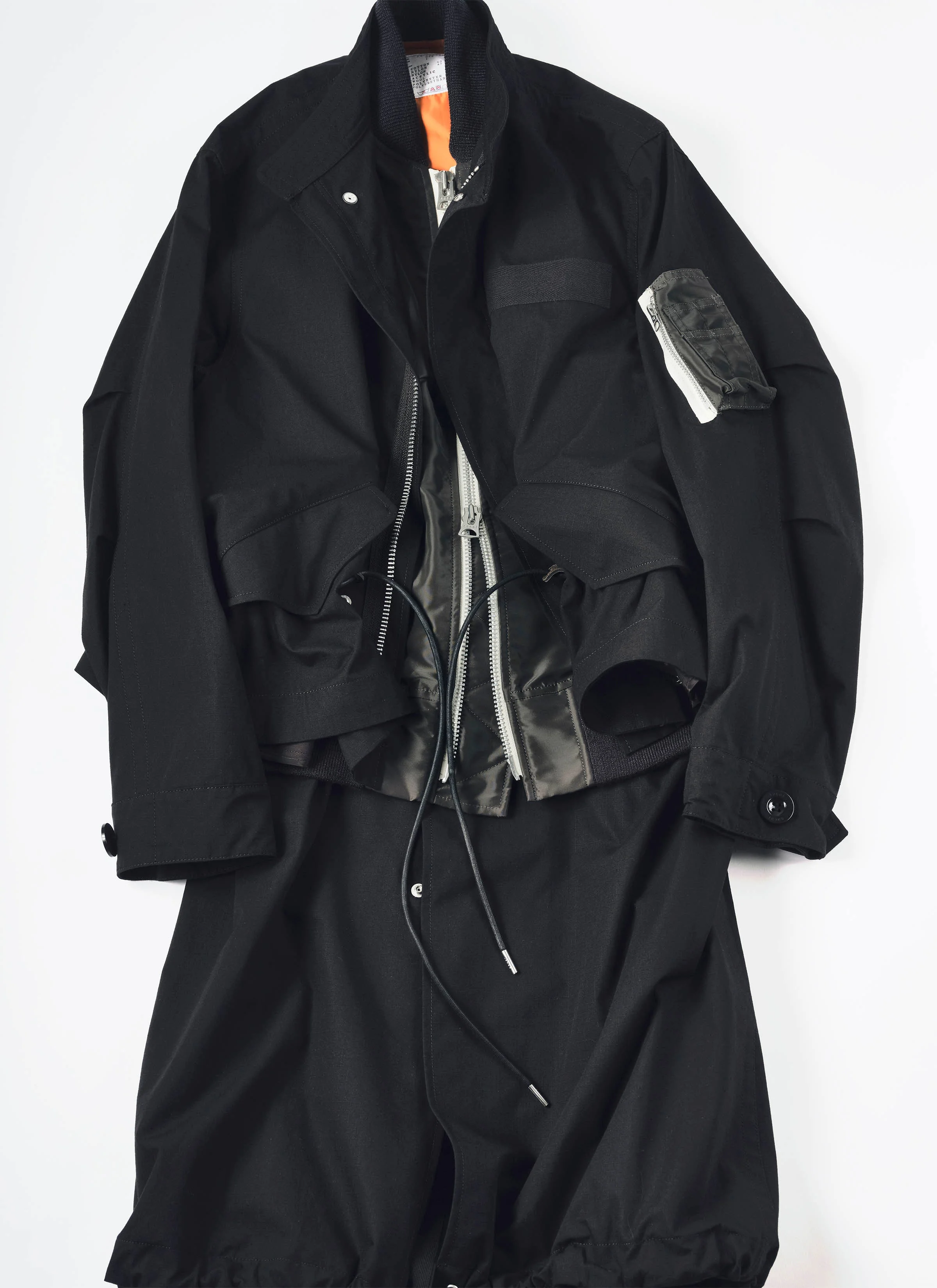 Nylon Twill x Rip Stop Coat - 1