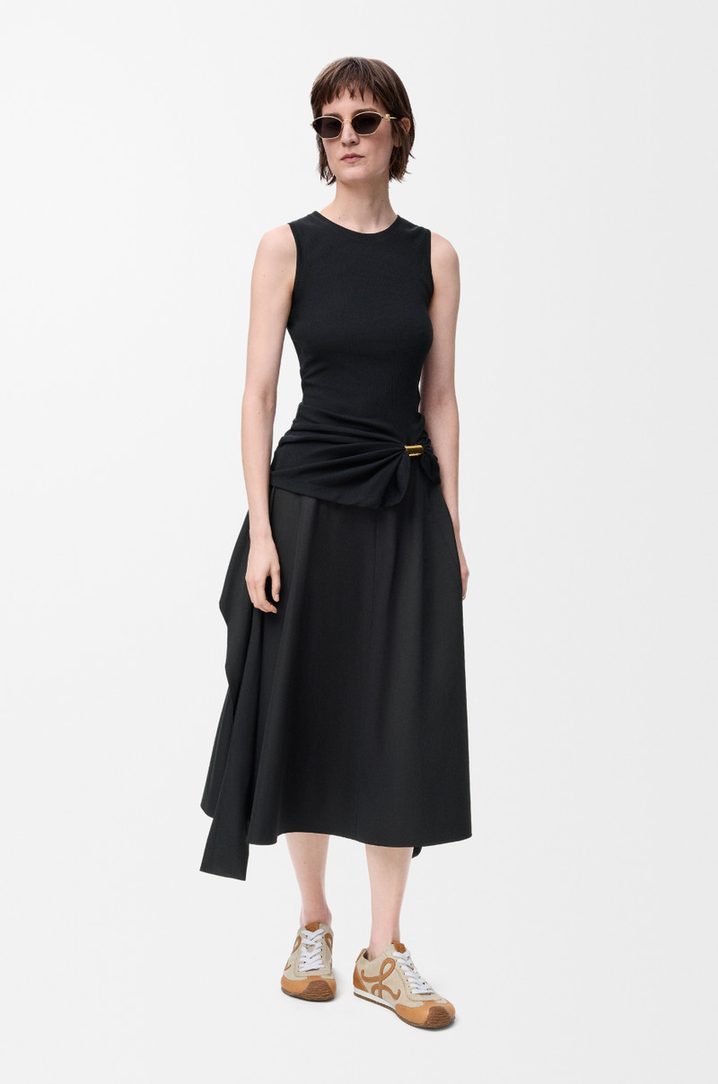 Loewe Wrap skirt in cotton outlook