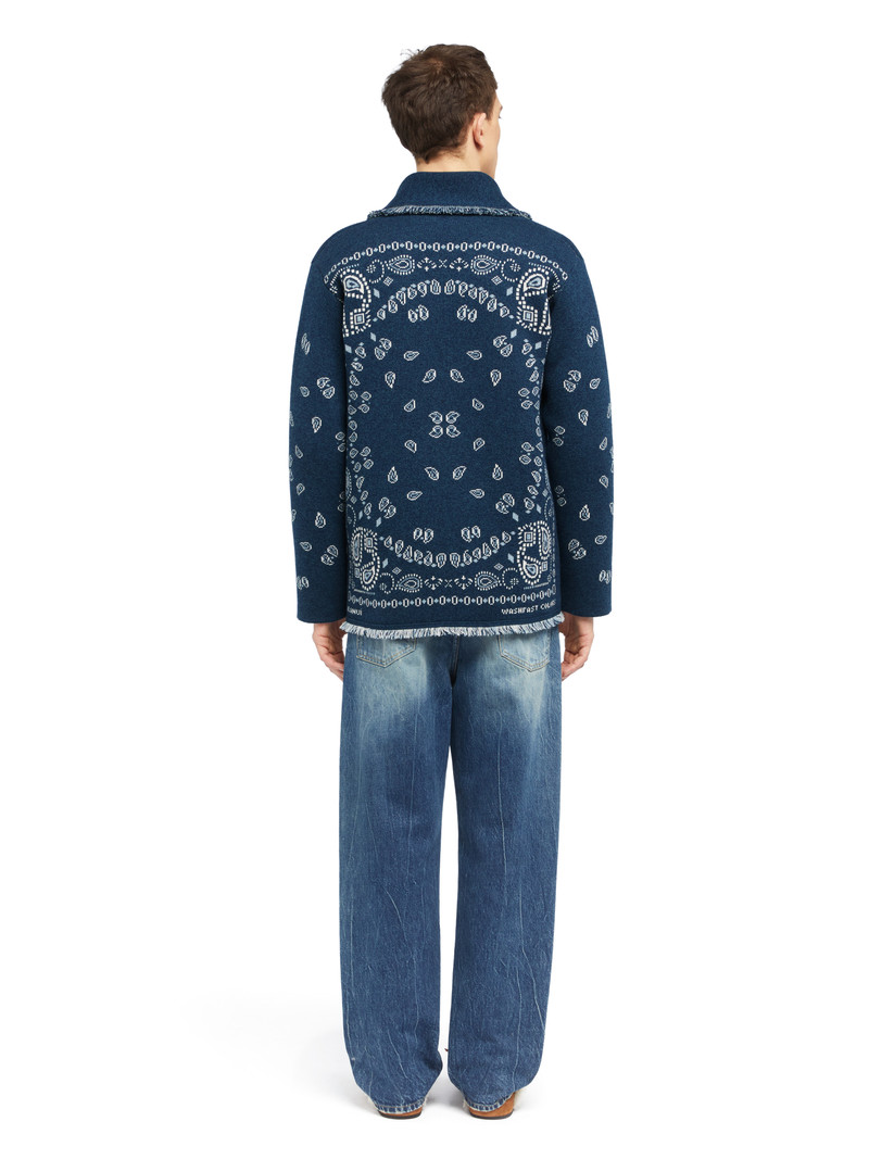 Bandana Jacquard Cardigan 6
