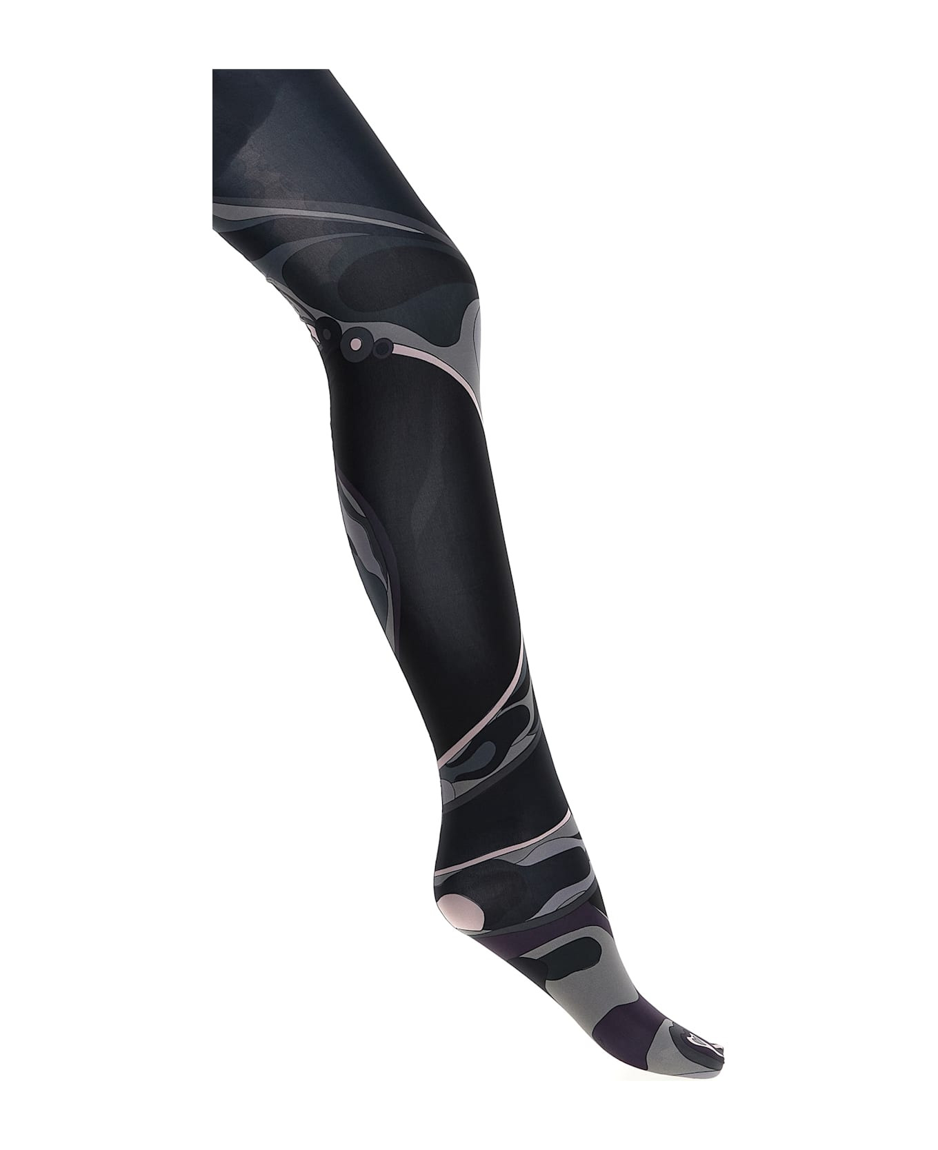 Patterned Printed Tights - 1