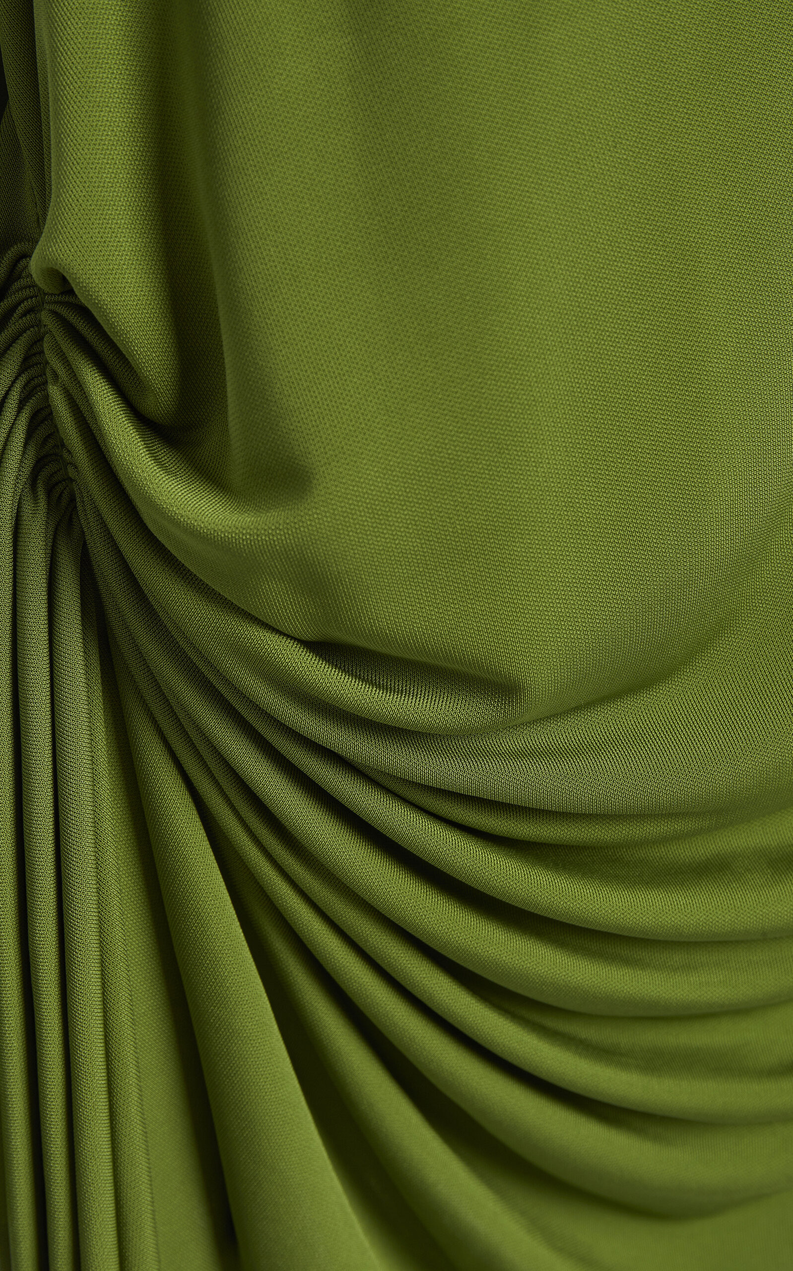 Draped Jersey Mini Dress green - 6