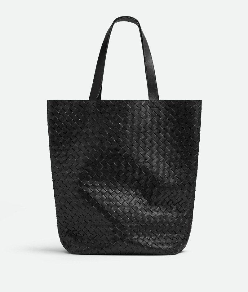 large classic intrecciato tote bag 1