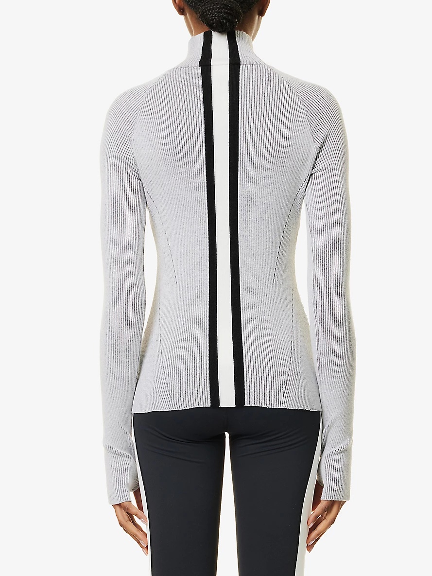 Soelden mock-neck rib-knit merino-wool jumper - 4