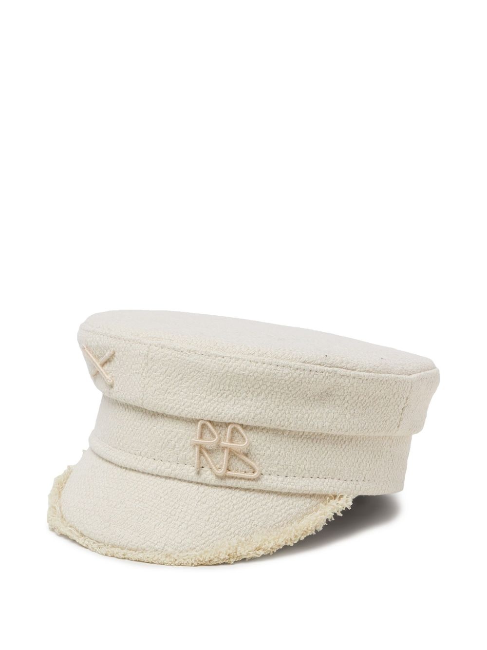 logo-embroidered beret - 3