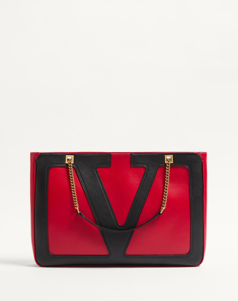 VALENTINO GARAVANI VIVA SUPERSTAR MEDIUM NAPPA LEATHER SHOPPING BAG 1