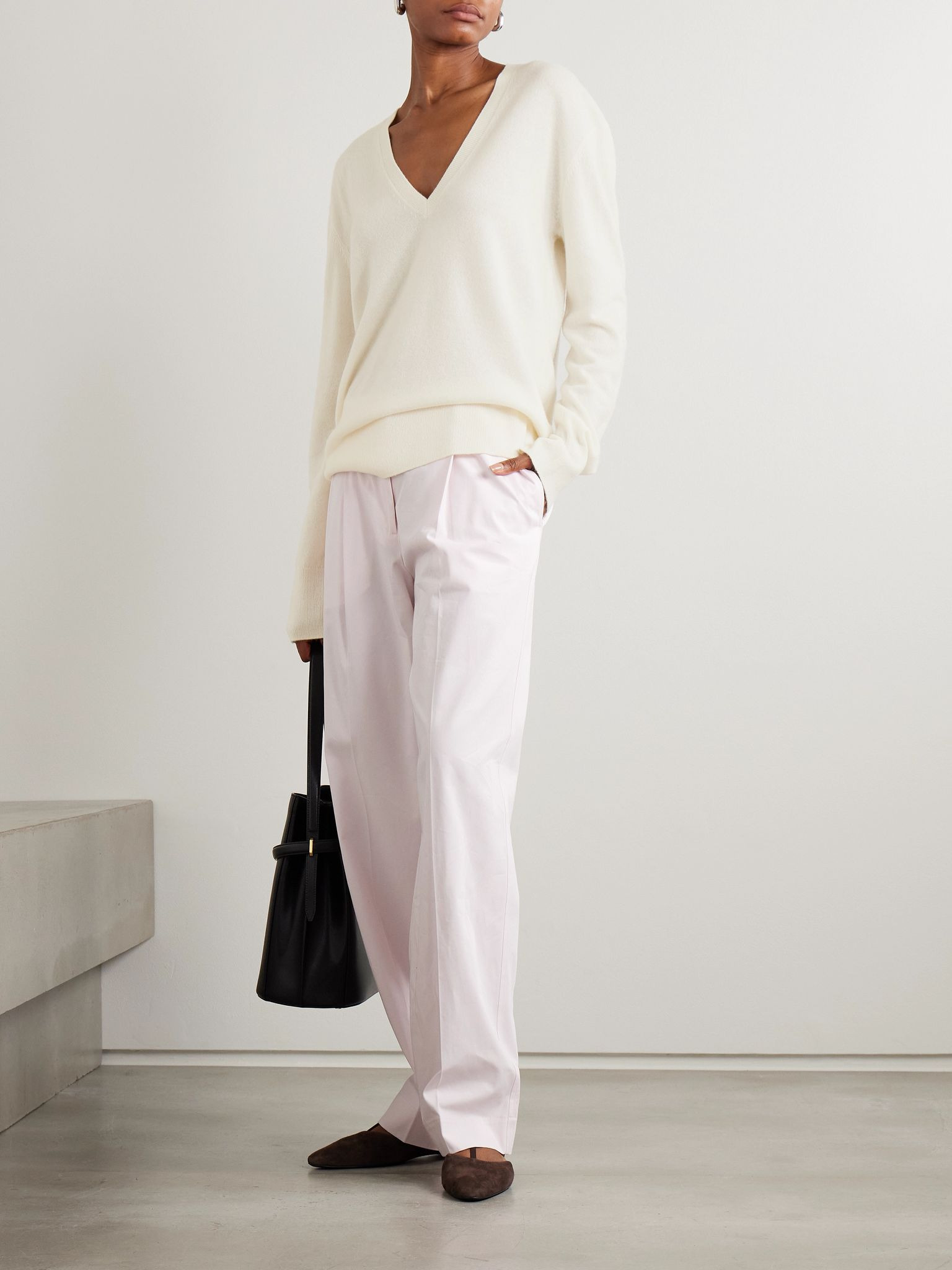 Garderob cashmere sweater Ecru - 2