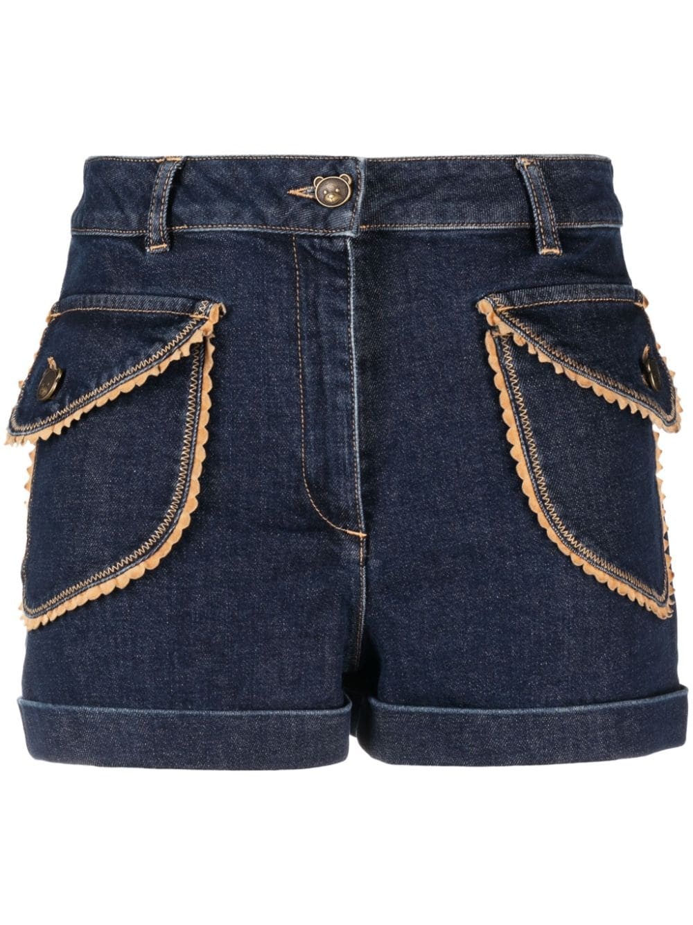 Passementer denim shorts - 1