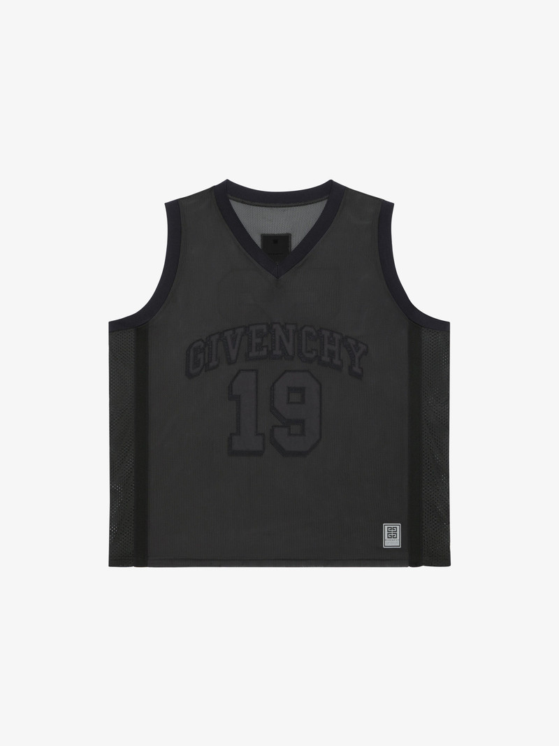 BASKETBALL TOP IN MESH WITH GIVENCHY LOGO 1