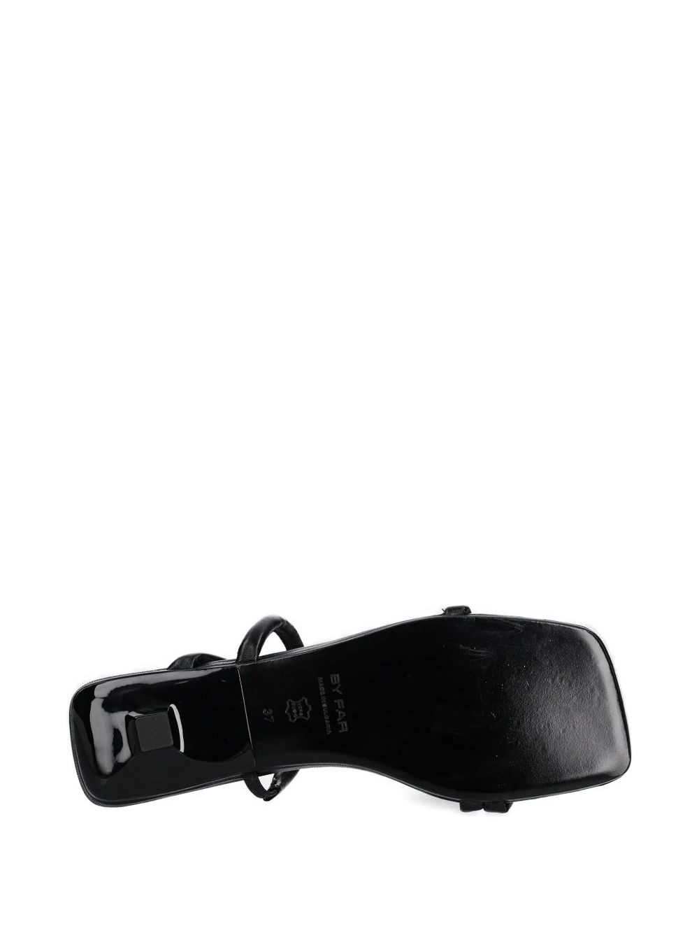35mm leather-wrapped kitten-heel slides - 4
