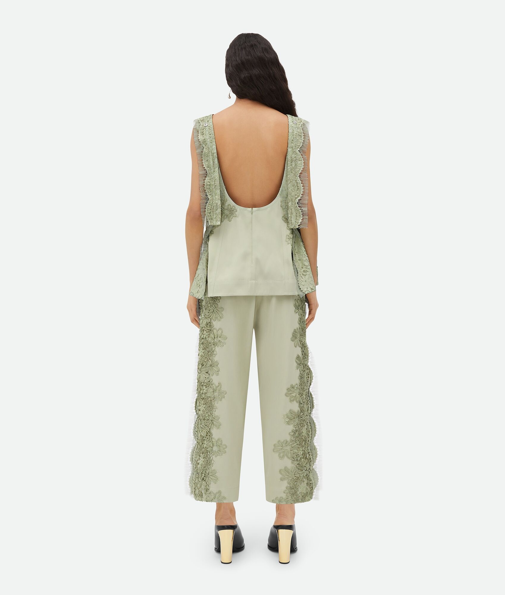 Viscose Top With Lace Embroidery - 3