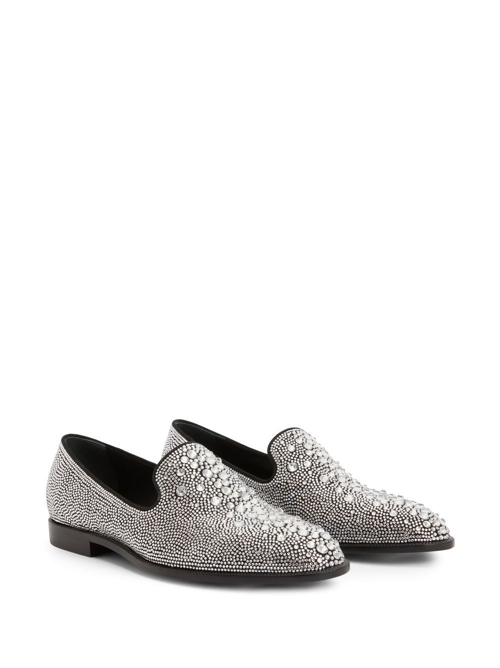 Anthime crystal-embellished loafers - 2