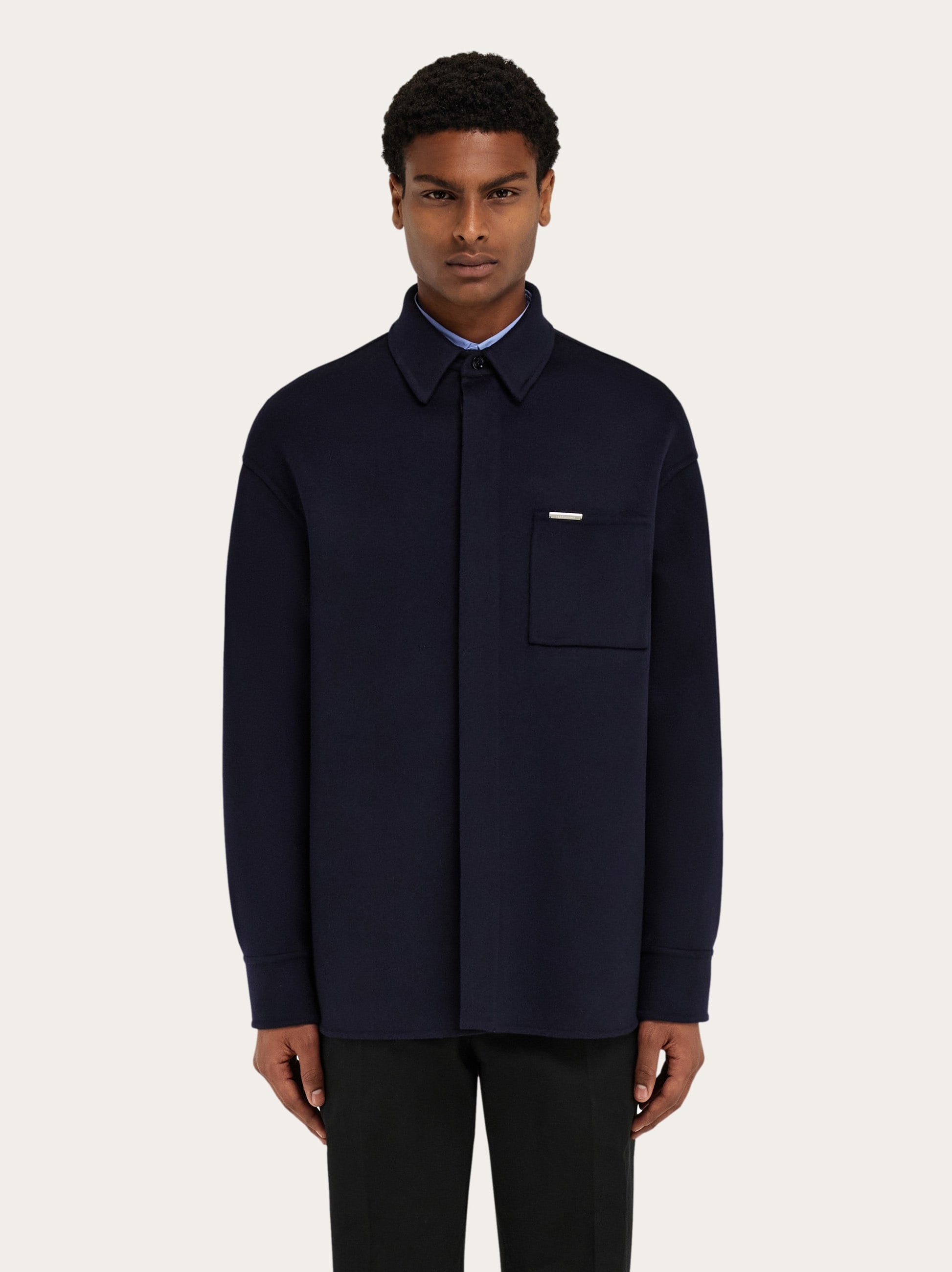 Cashmere-blend overshirt - 2