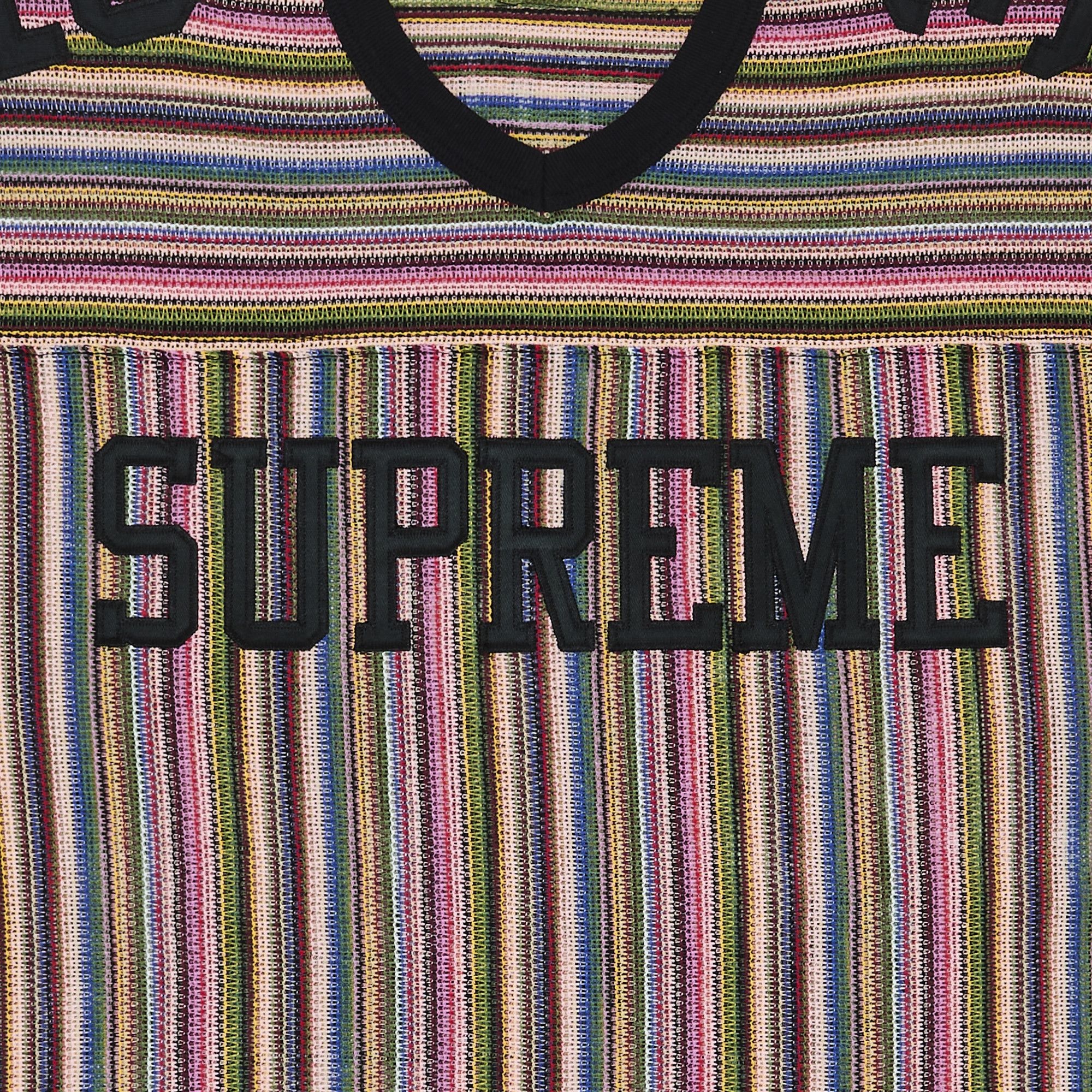 Supreme Open Knit Football Top 'Multicolor' - 3