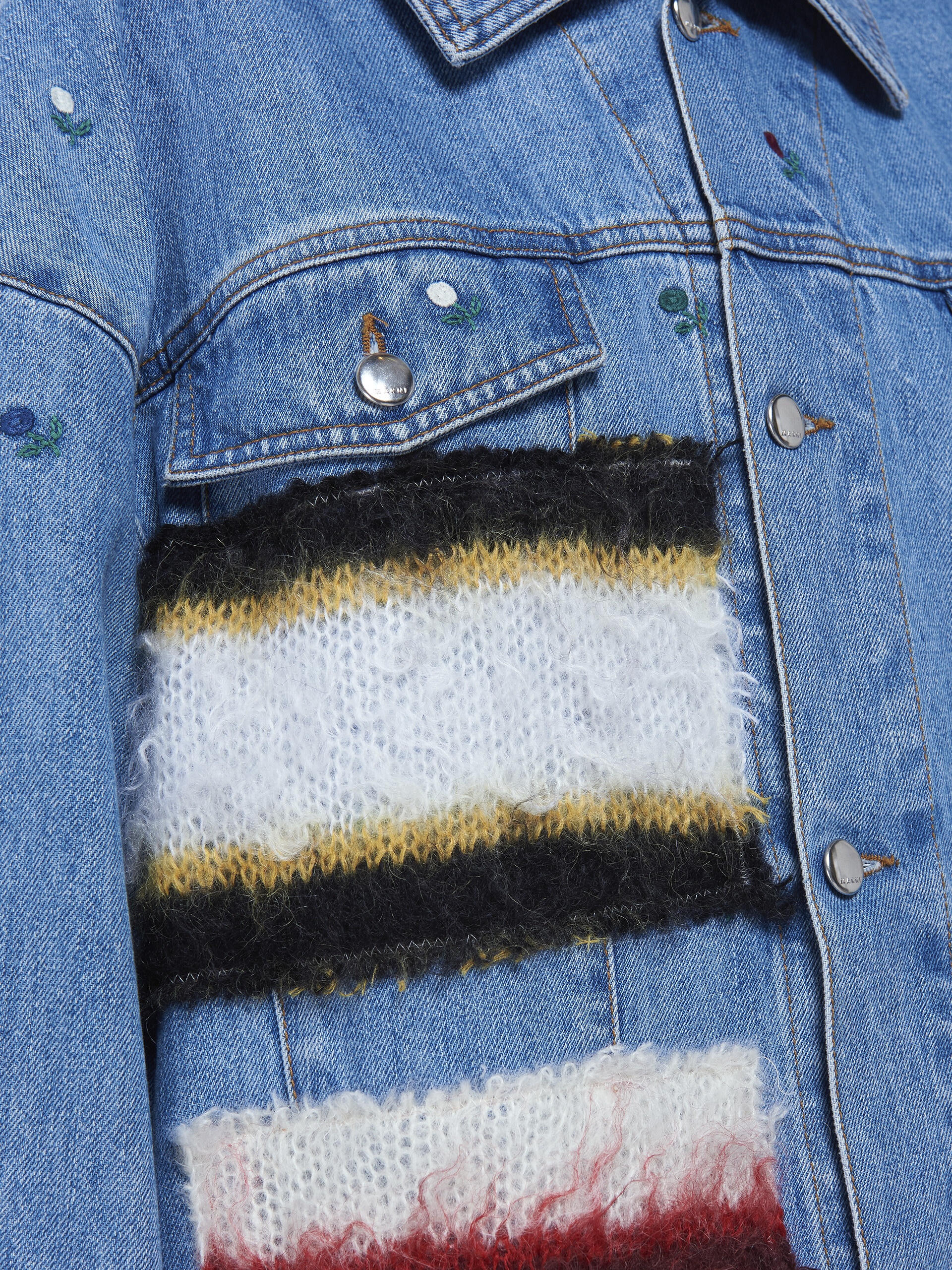 MOHAIR AND DENIM JACKET - 5