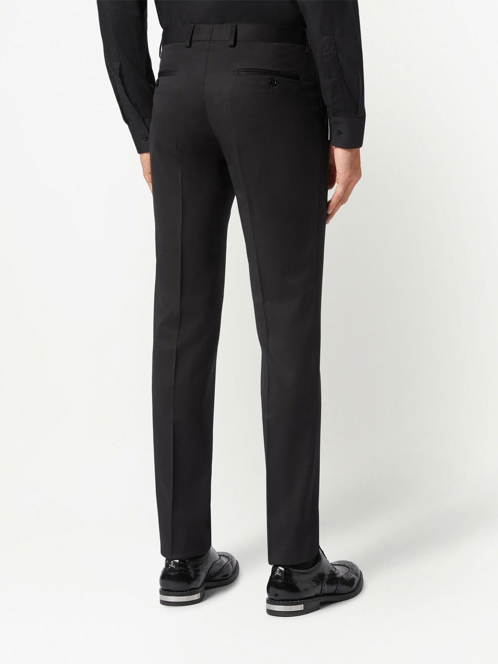slim-fit tailored trousers - 4