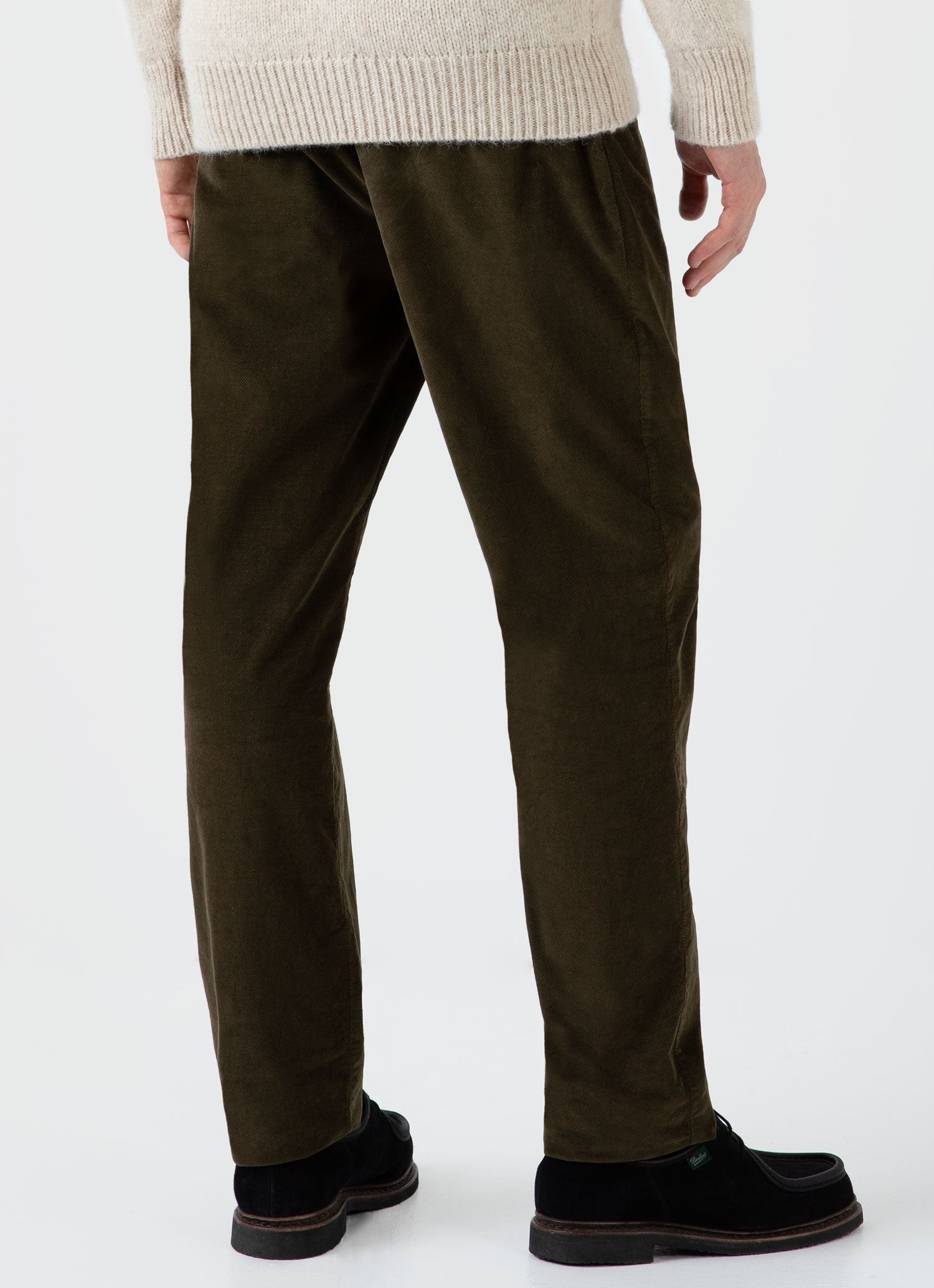 Cellular Cord Drawstring Trouser - 5