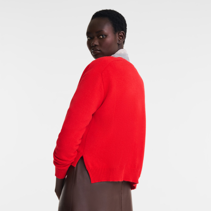 Cardigan Red - Knit 3