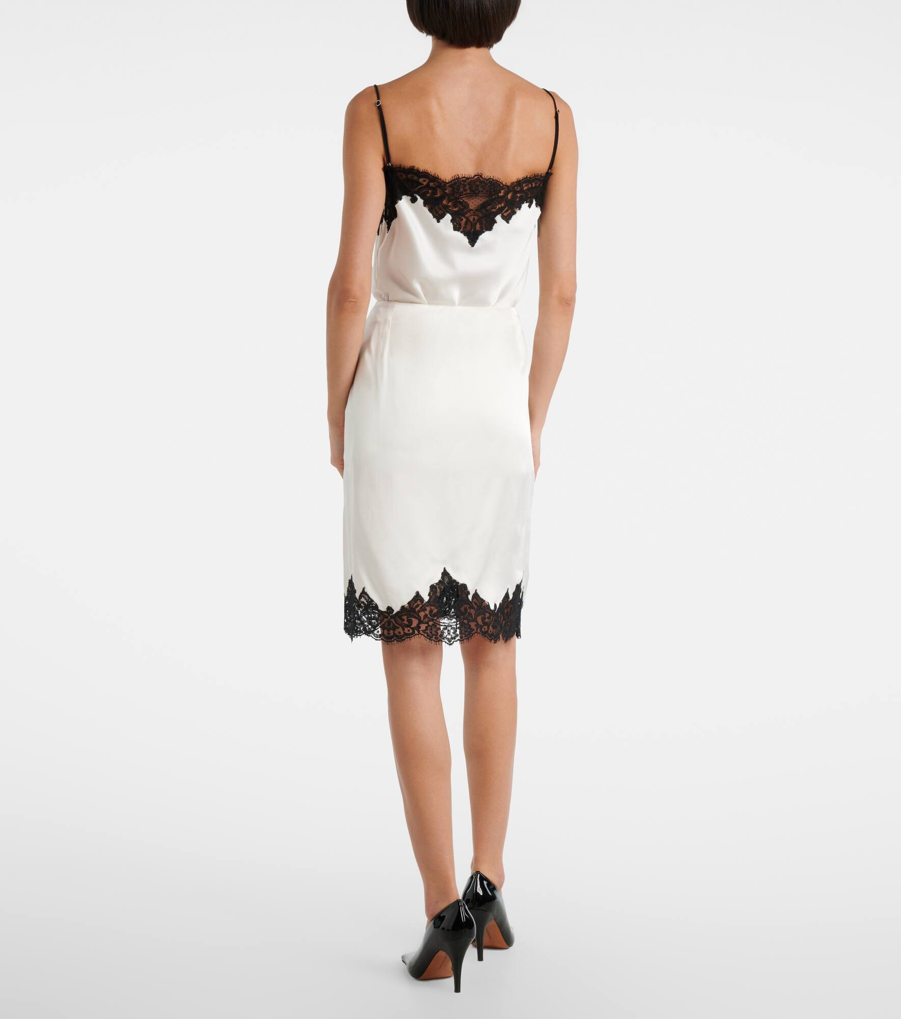 Satin midi skirt - 3