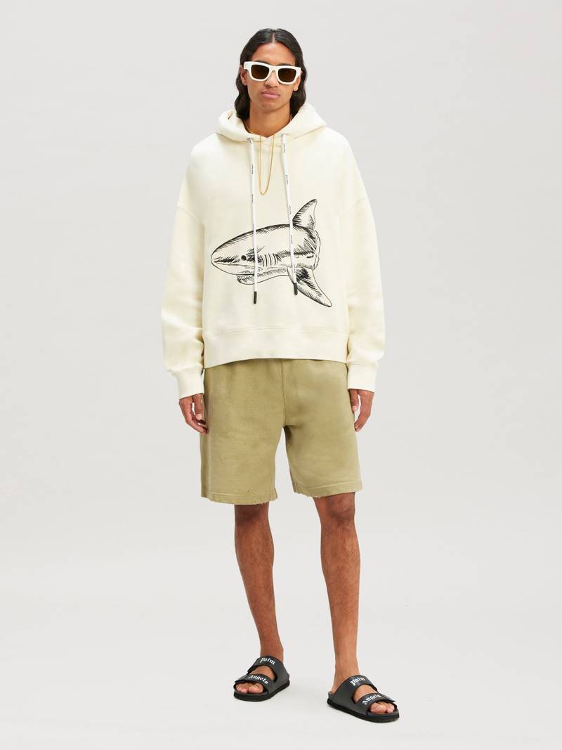 Palm Angels Split Shark Hoodie outlook