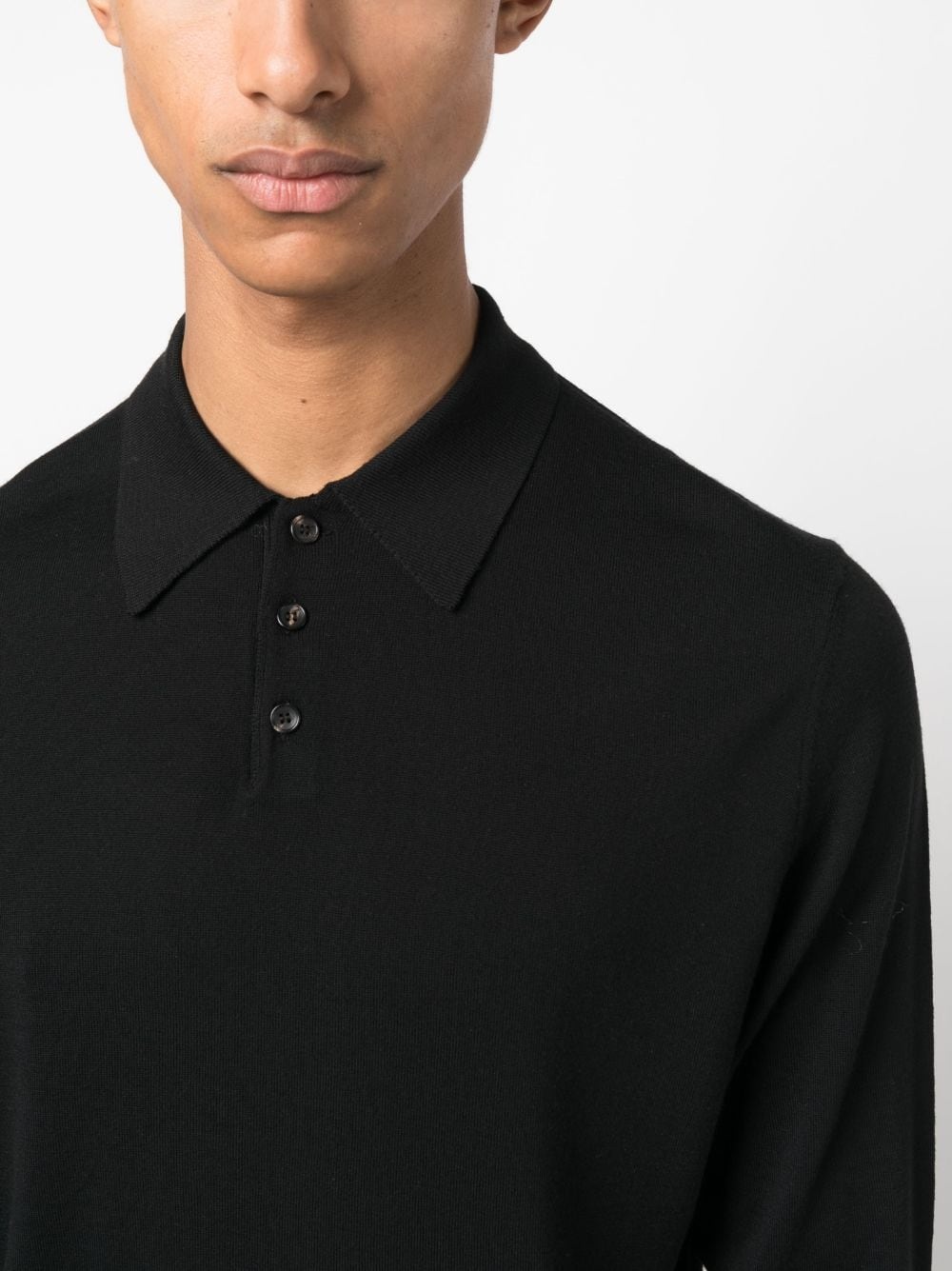 long-sleeve polo shirt - 5