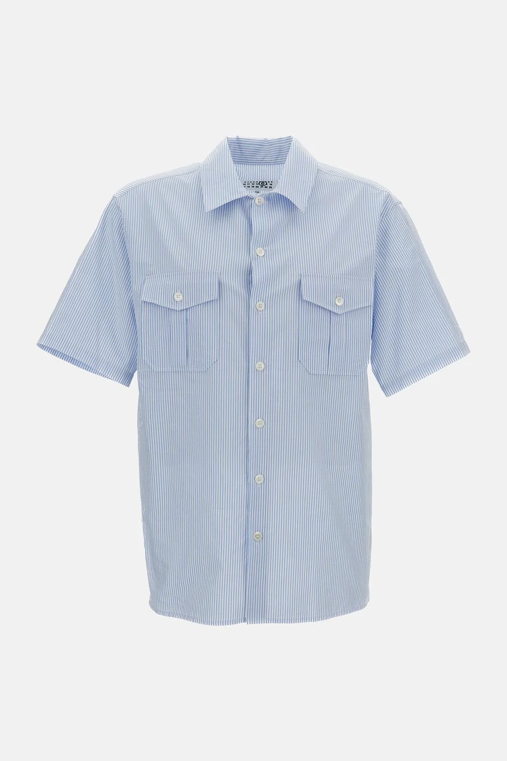 Striped Short-Sleeve Shirt - 1