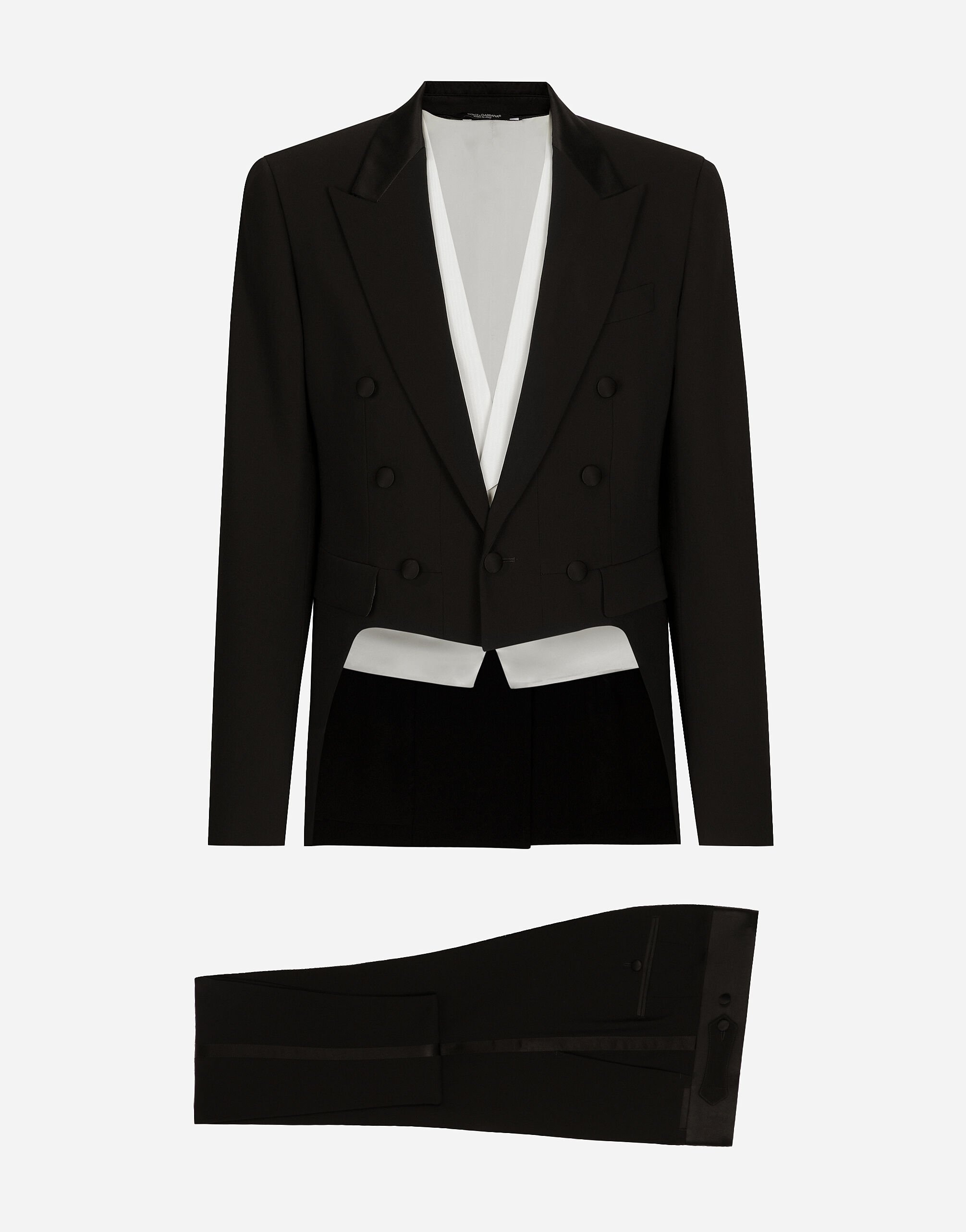 Single-breasted tuxedo suit - 1