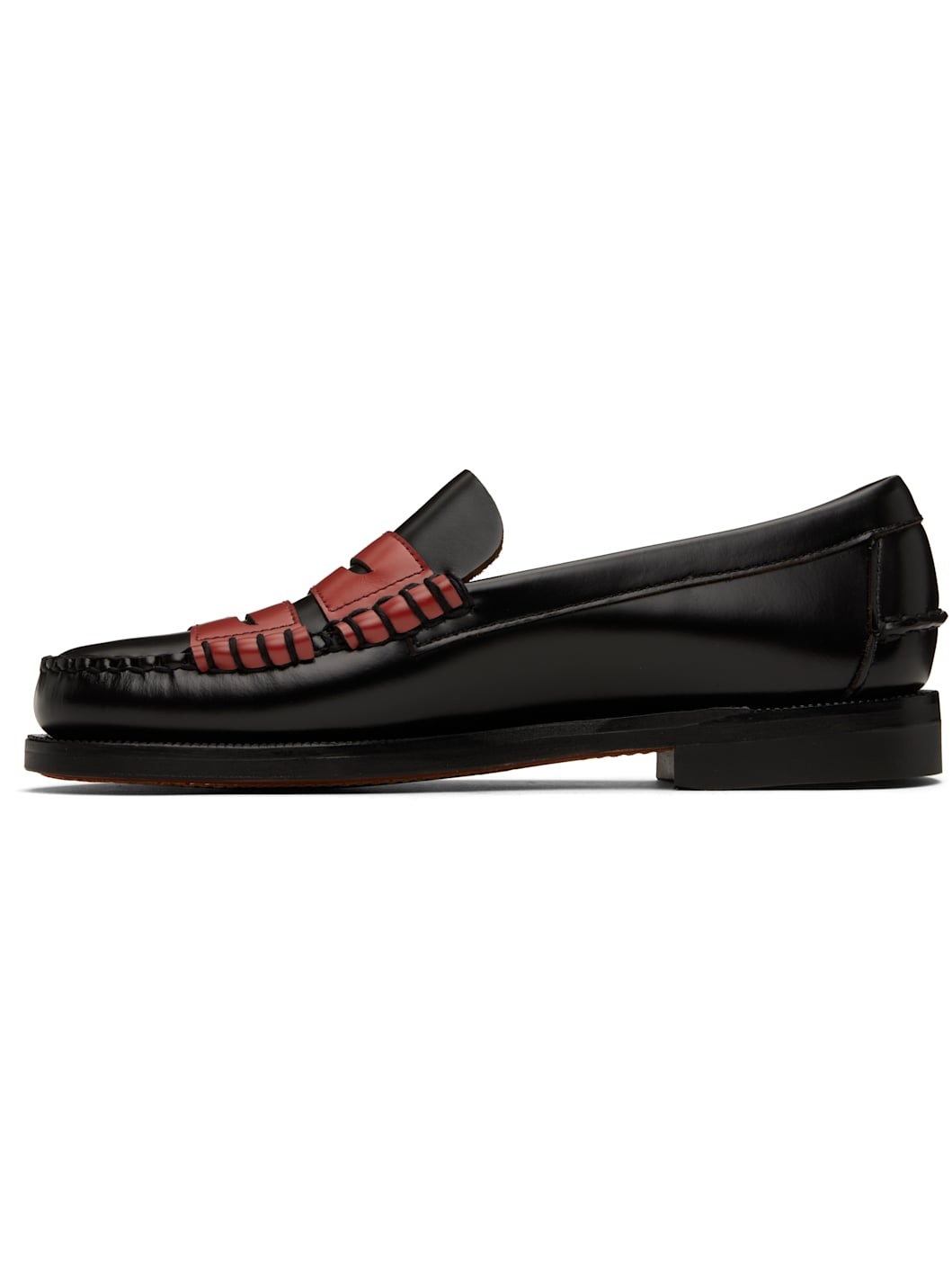 Black & Red Sebago Edition Double Penny Dan Loafers - 3