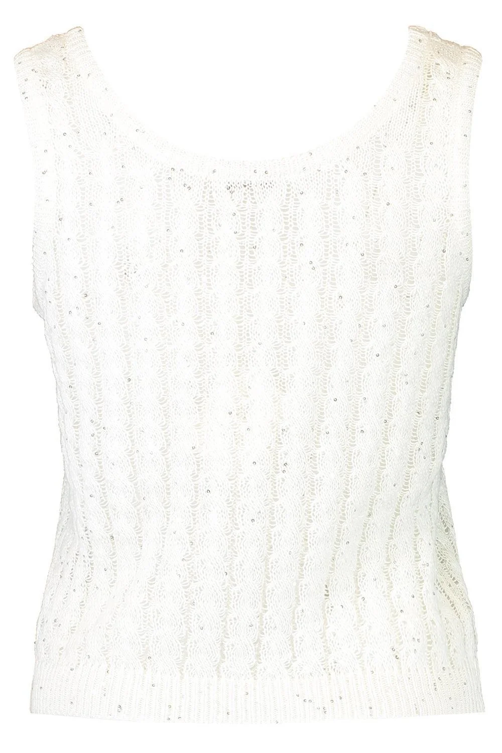 Charming Scoop Neck Tank - 1