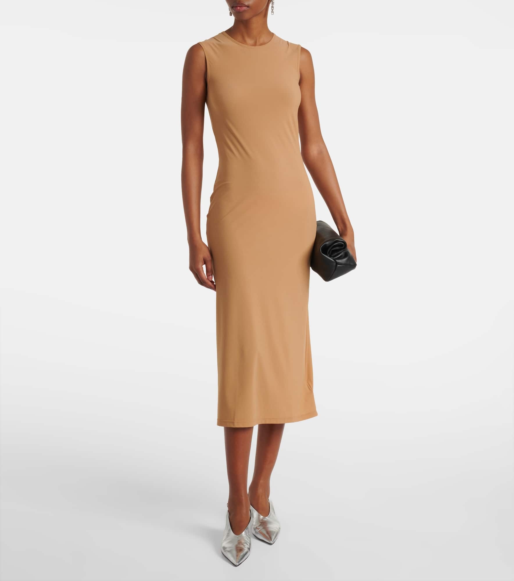 Jersey midi dress - 2