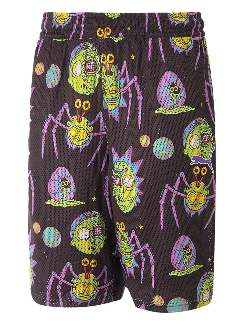 x Rick and Morty AOP graphic-print shorts 1