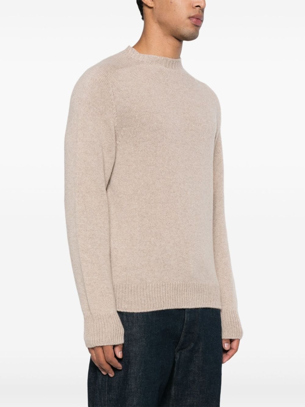 crew-neck cashmere jumper - 3