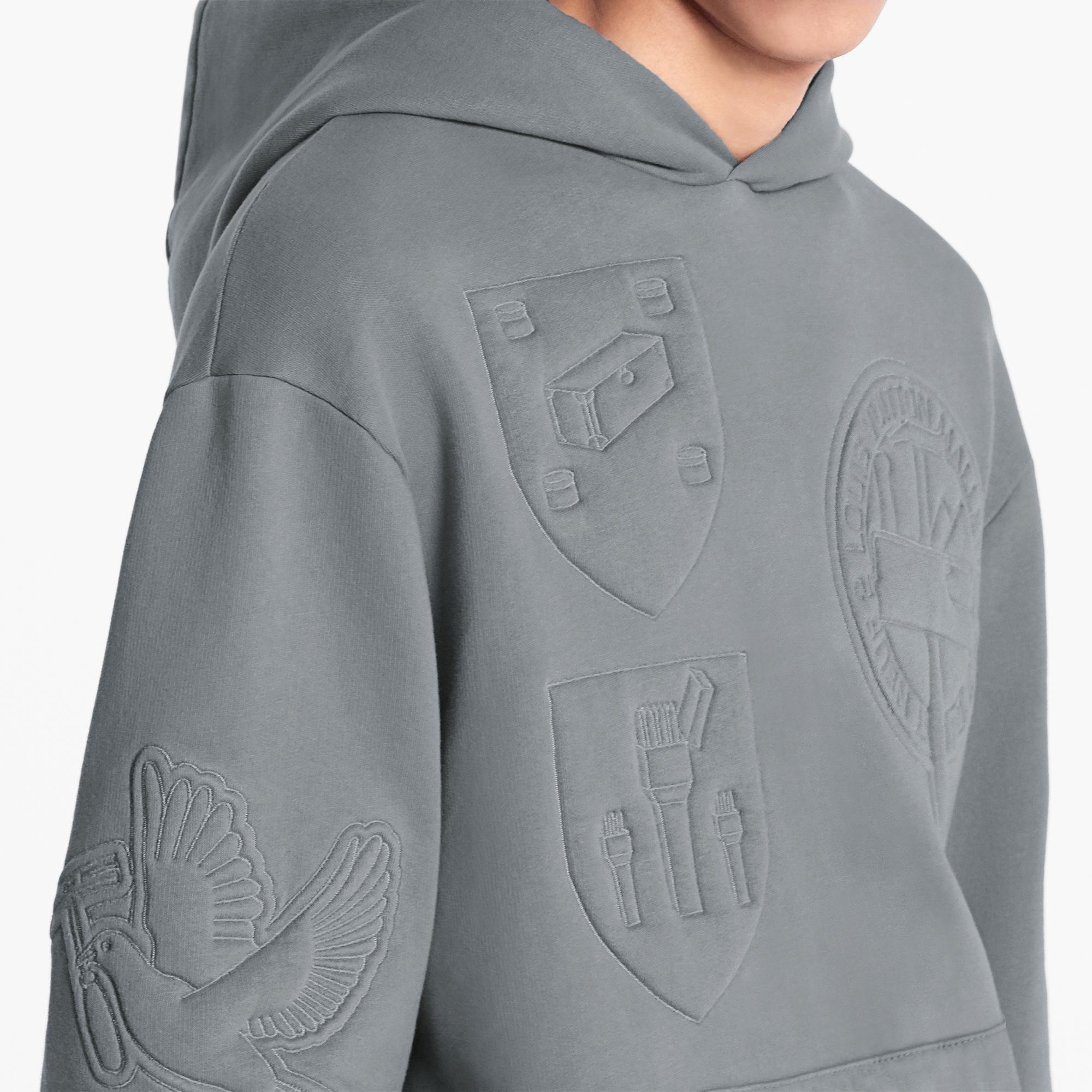 3D Padded Embroidered Hoodie - 4