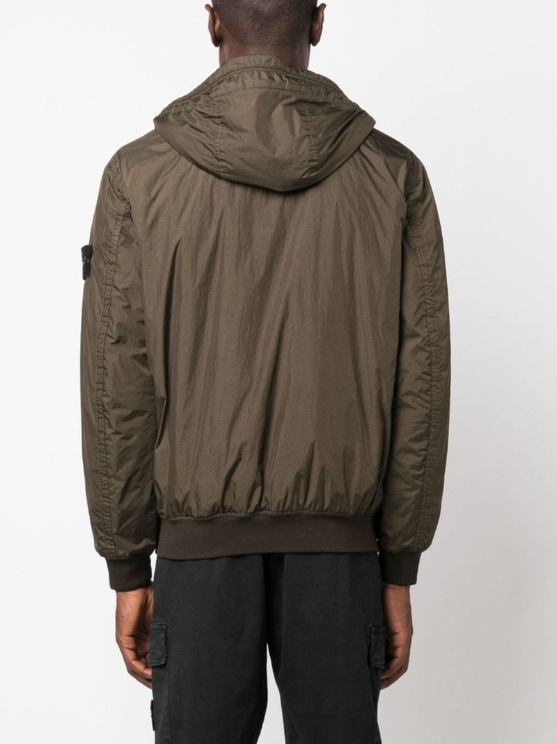 Compass-patch zip-up jacket 4