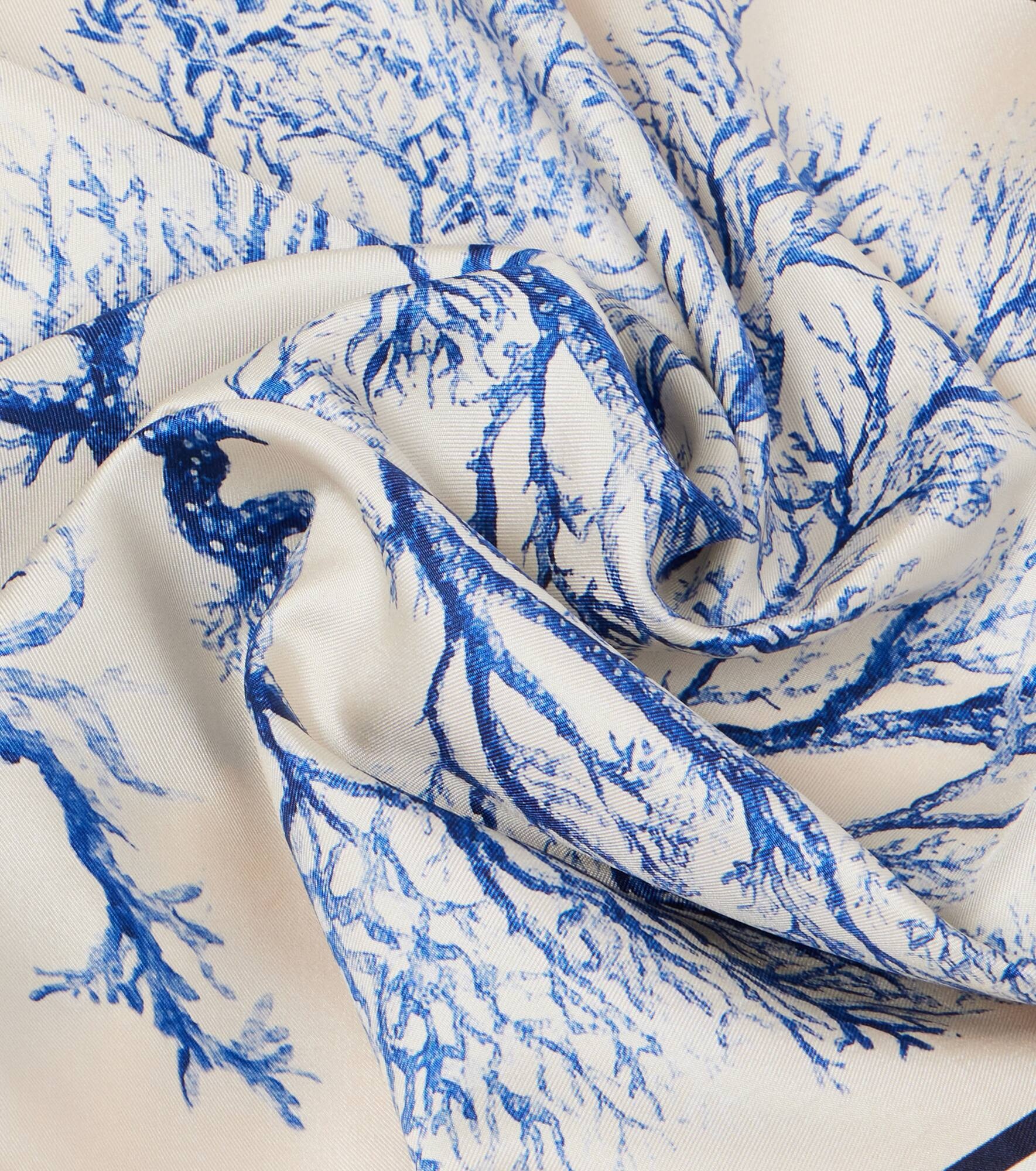 Printed silk scarf - 3