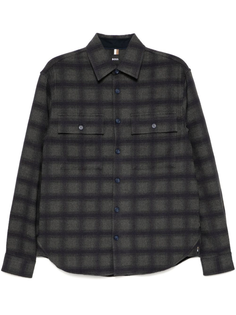 plaid long-sleeves shirt 1