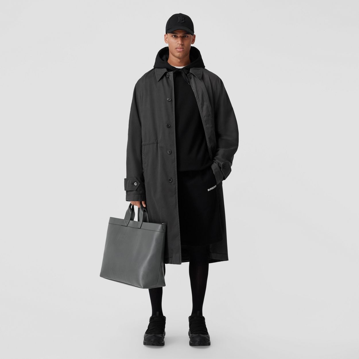 Horseferry Embossed Leather Tote - 6