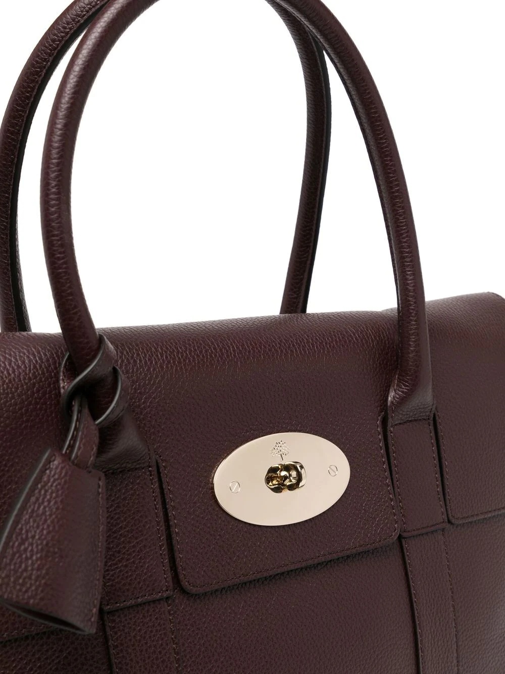 Bayswater grained leather tote bag - 4