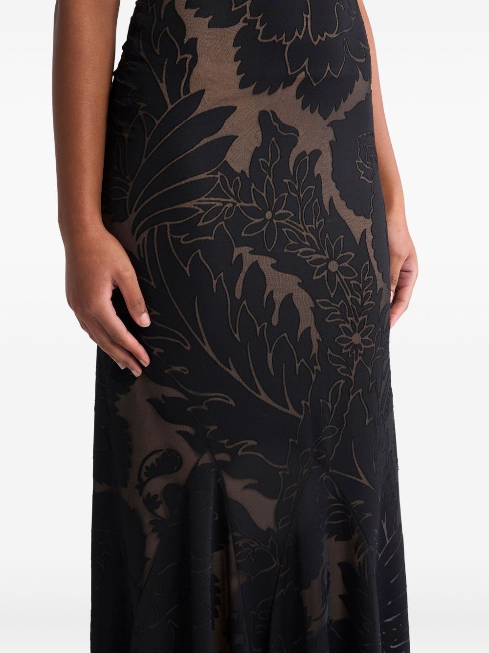floral stretch dress - 4