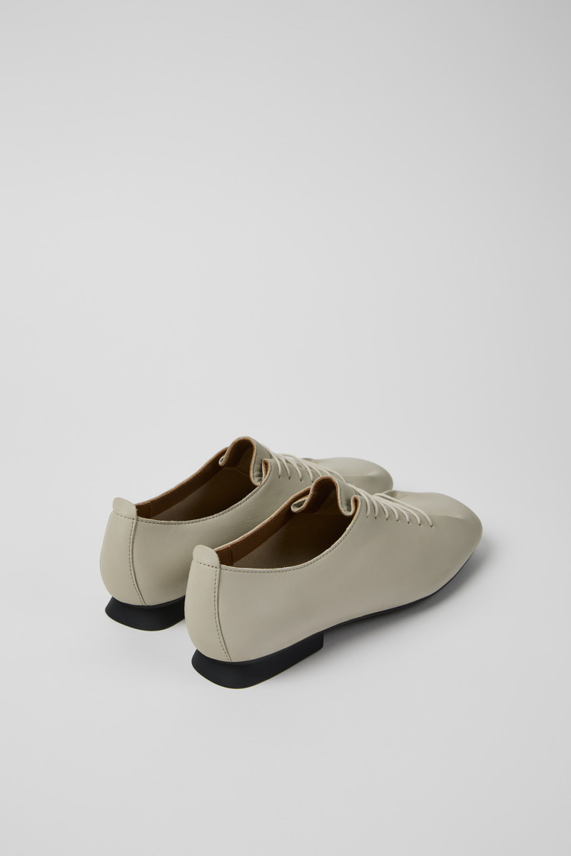 CAMPERLAB Beige Leather Shoes for Women. outlook