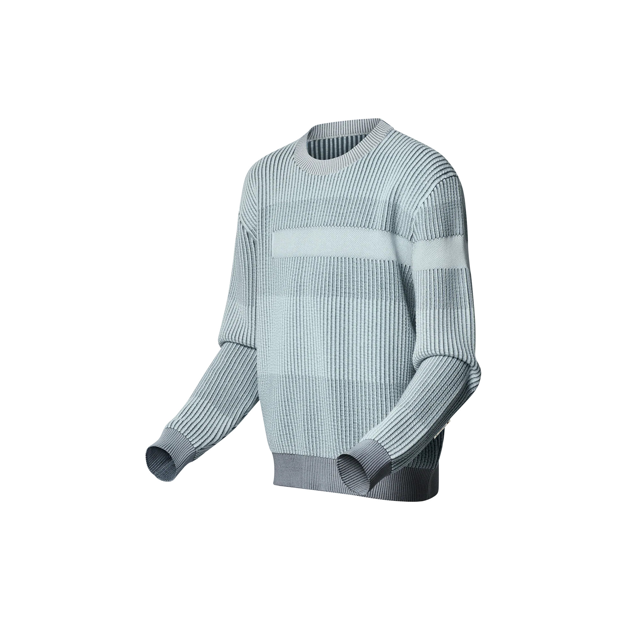 LV x Park Seo-Bo Jacquard Cotton Crewneck - 2