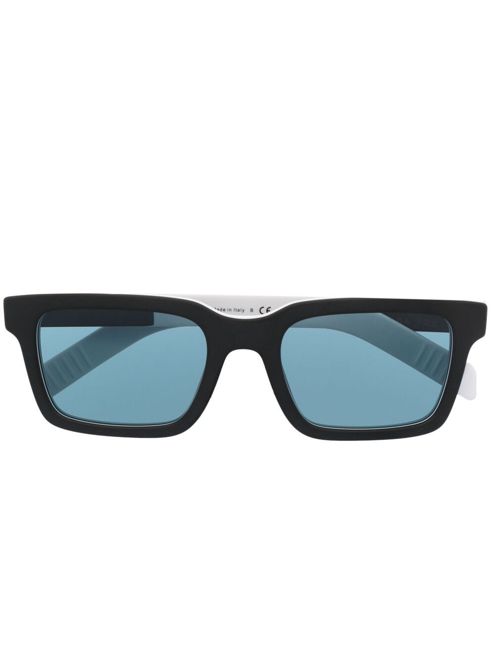 two-tone square frame sunglasses - 1