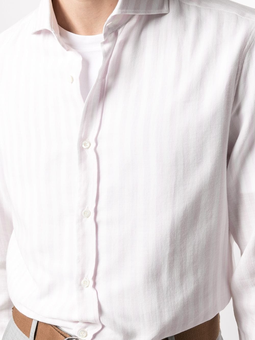 striped cotton shirt - 5